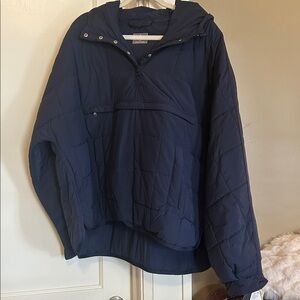 NWT Free People Movement Pippa Packable Puffer Jacket in Midnight Navy Size XL